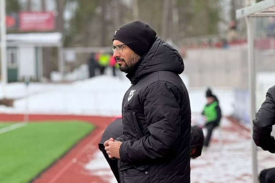 Bruno Romão, treinador português do Mariehamn