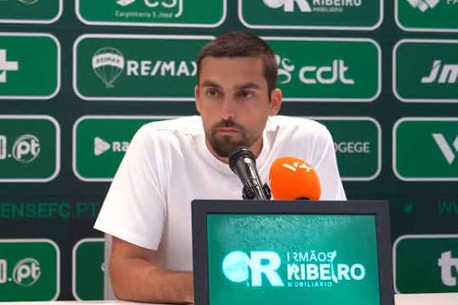 Vasco Botelho da Costa, treinador do Moreirense Vasco Botelho da Costa, treinador do Moreirense