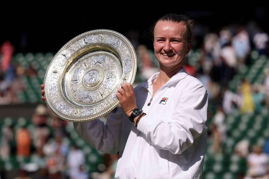 Šampionka loňského Wimbledonu Barbora Krejčíková.