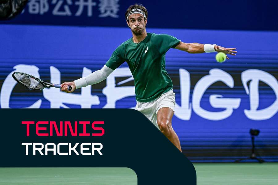 Musetti is in semi-final action today Musetti is in semi-final action today