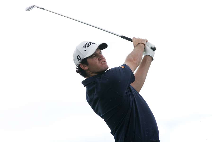 O golfista português Ricardo Melo Gouveia segue na 30.ª posição