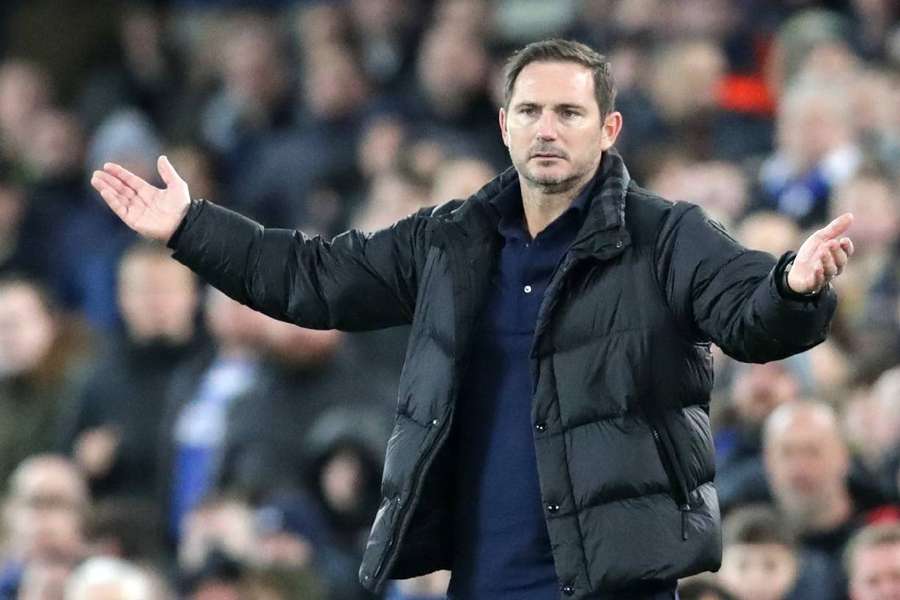 Frank Lampard durant le match face aux Wolves.