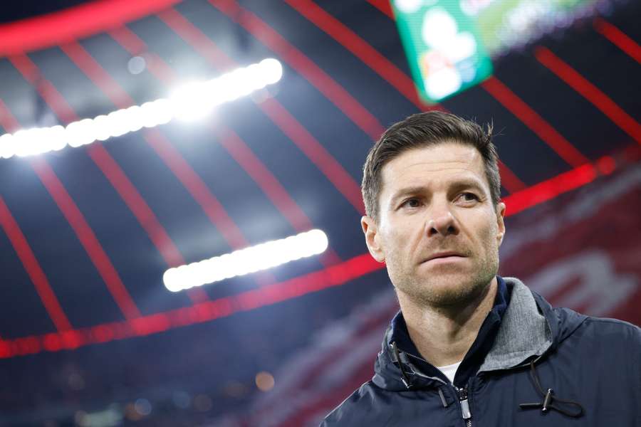 Xabi Alonso, en el campo del Bayern de Múnich.