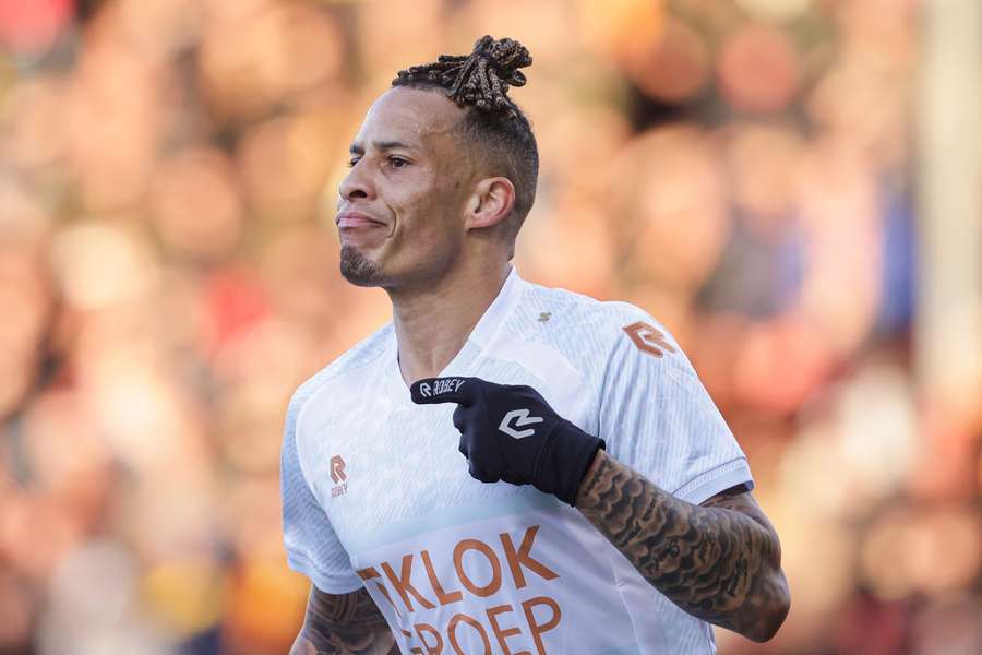 Tjaronn Chery was afgelopen weekend trefzeker bij zijn debuut voor NEC