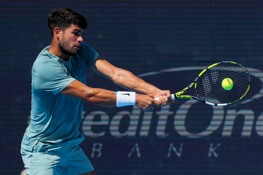 Carlos Alcaraz lost in the second round at last year's US Open