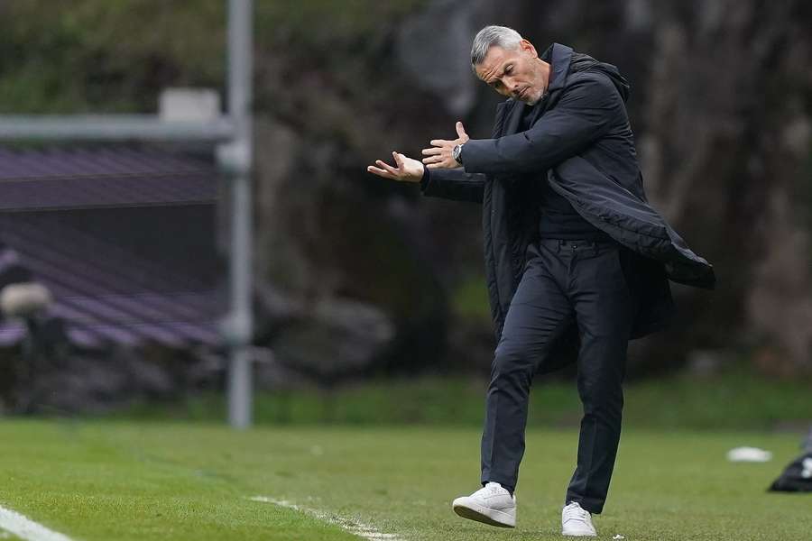 Carlos Vicens, treinador do SC Braga Carlos Vicens, treinador do SC Braga