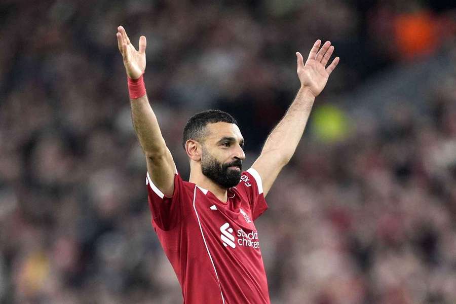 Salah is set to leave Liverpool at the end of the season