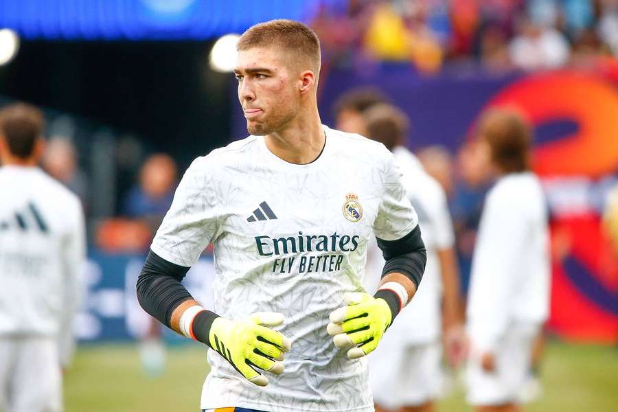 Fran González sous le maillot du Real Madrid.