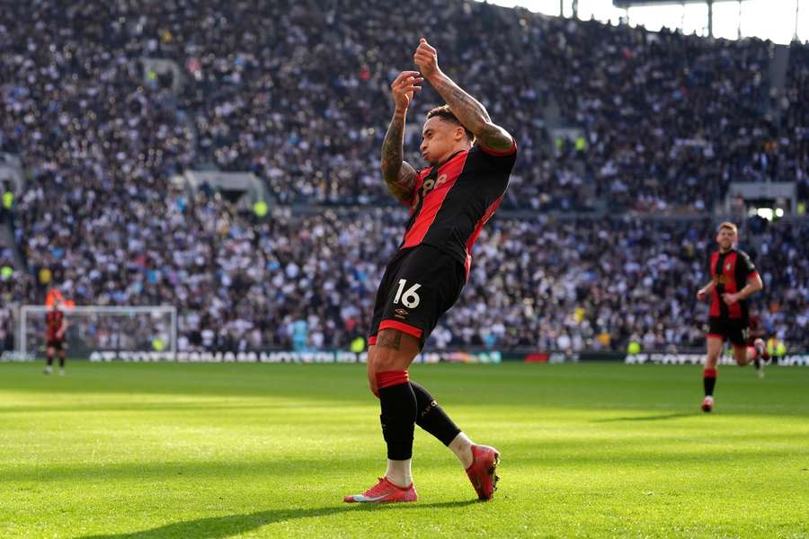 Tavernier celebrates his goal
