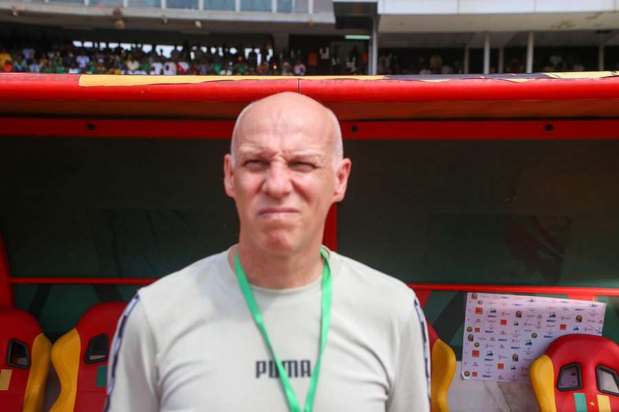 Michael Nees beim Spiel zwischen Kamerun und Simbabwe.