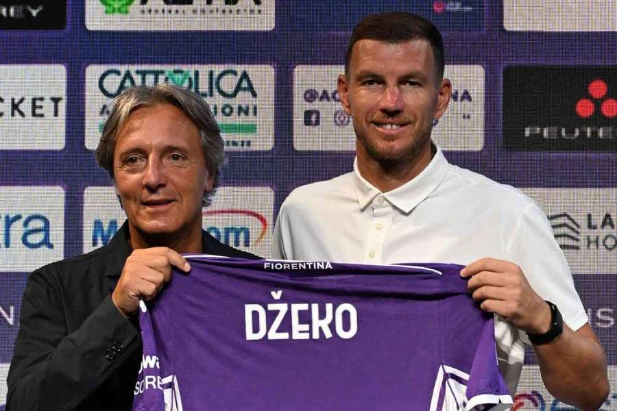 La presentazione di Edin Dzeko