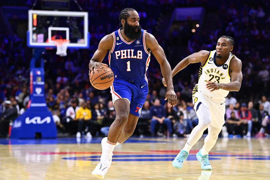 Harden helped the Sixers to their first win of the season