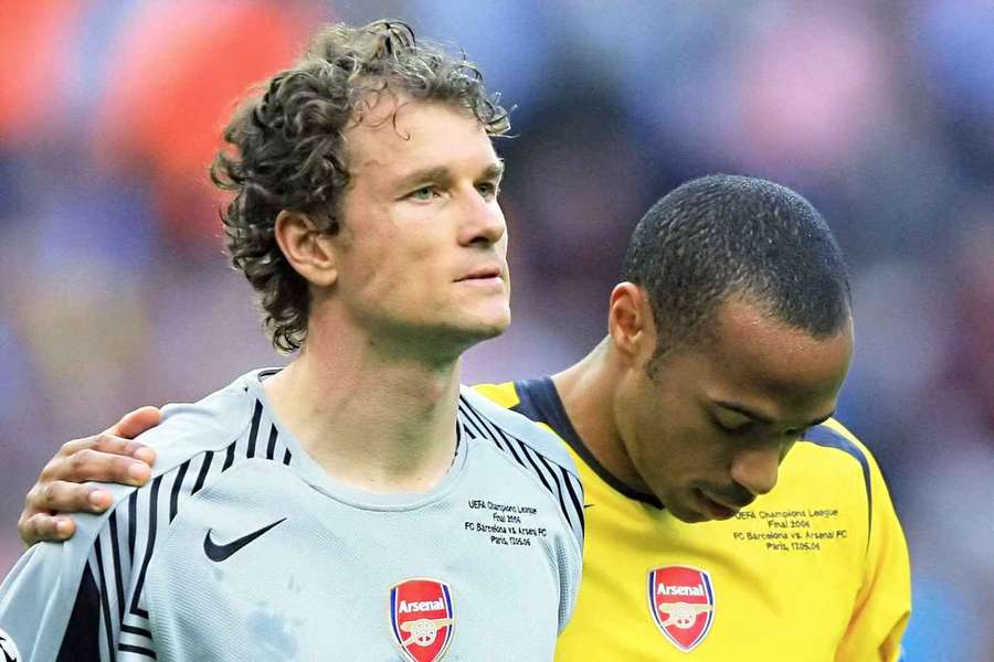 Jens Lehmann is comforted by Thierry Henry after he received a red card during the Champion's League final in 2006 Jens Lehmann is comforted by Thierry Henry after he received a red card during the Champion's League final in 2006