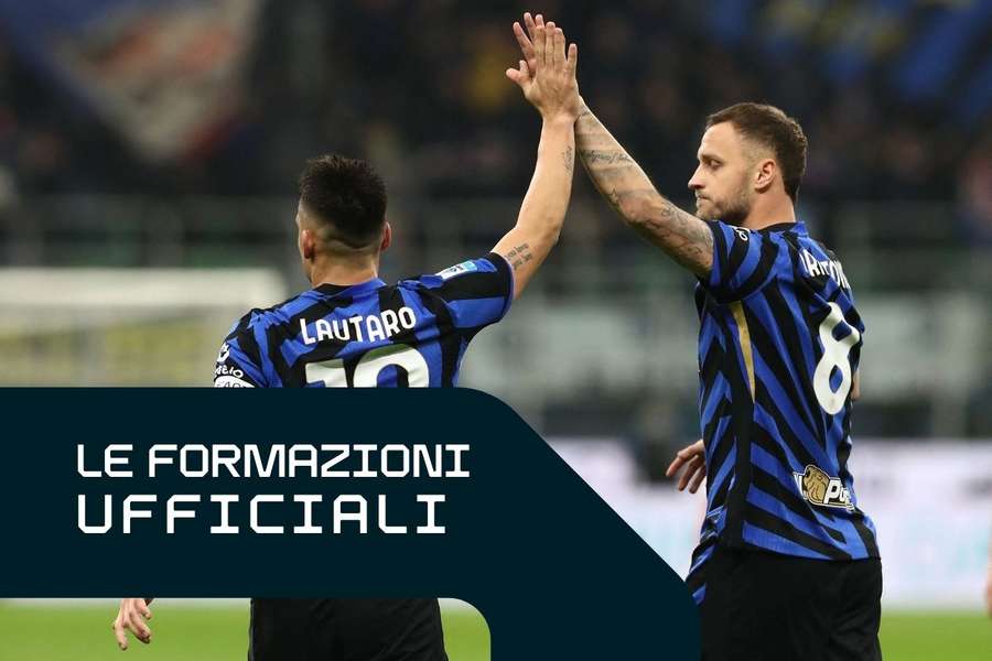 Inter con Lautaro e Aranutovic