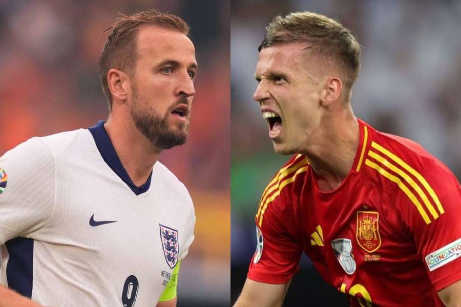 Harry Kane și Dani Olmo