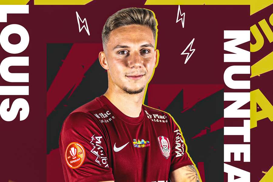 Louis Munteanu este noul jucător al CFR Cluj. Detaliile contractului