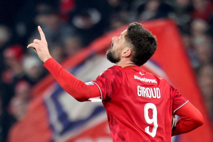Giroud ha firmato una doppietta nella partita del Lille