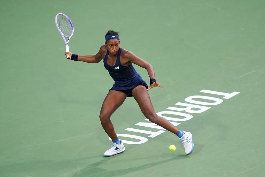 Coco Gauff progresses to the Toronto Masters semi-finals. Coco Gauff progresses to the Toronto Masters semi-finals.