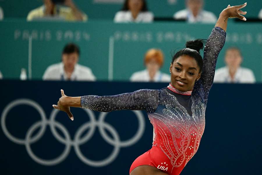 Silber statt Doppel-Gold für Simone Biles.