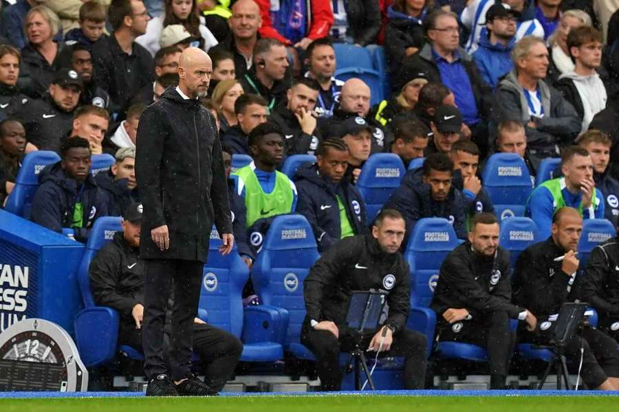 Ten Hag watches on