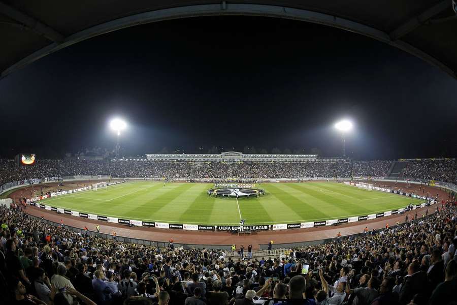 Estádio do Partizan será casa do Maccabi tel Aviv