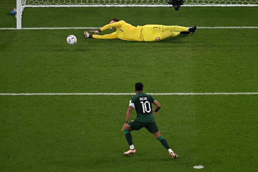 A defesa de Szczesny no penálti