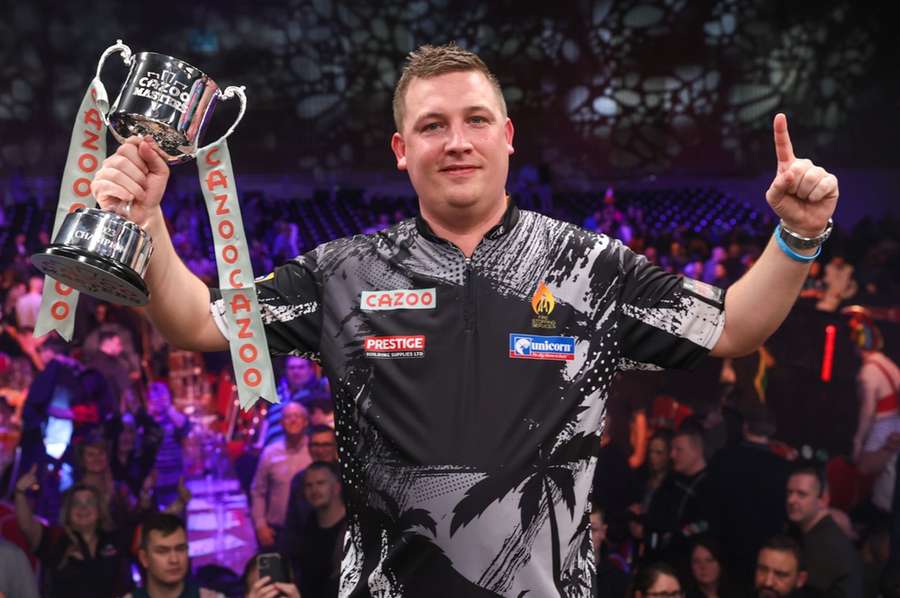 Chris Dobey beats Rob Cross to win maiden televised darts title