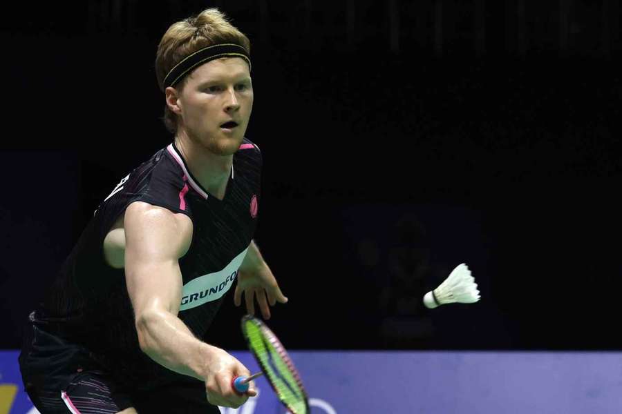 Anders Antonsen booked his ticket for the Denmark Open semi-final Anders Antonsen booked his ticket for the Denmark Open semi-final