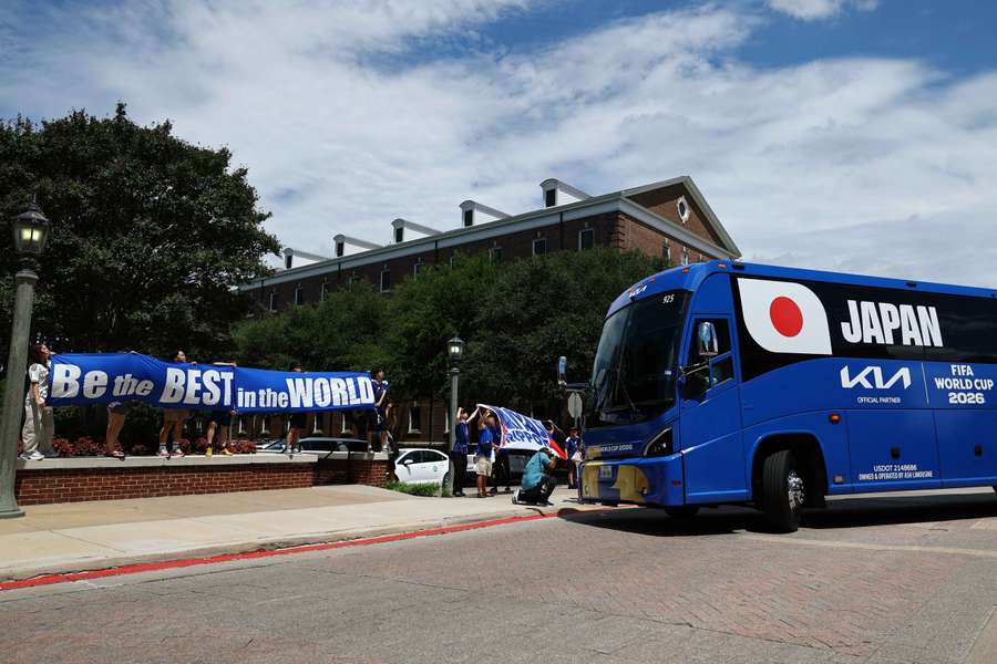 Autocarro do Japão no Mundial-2026 Autocarro do Japão no Mundial-2026