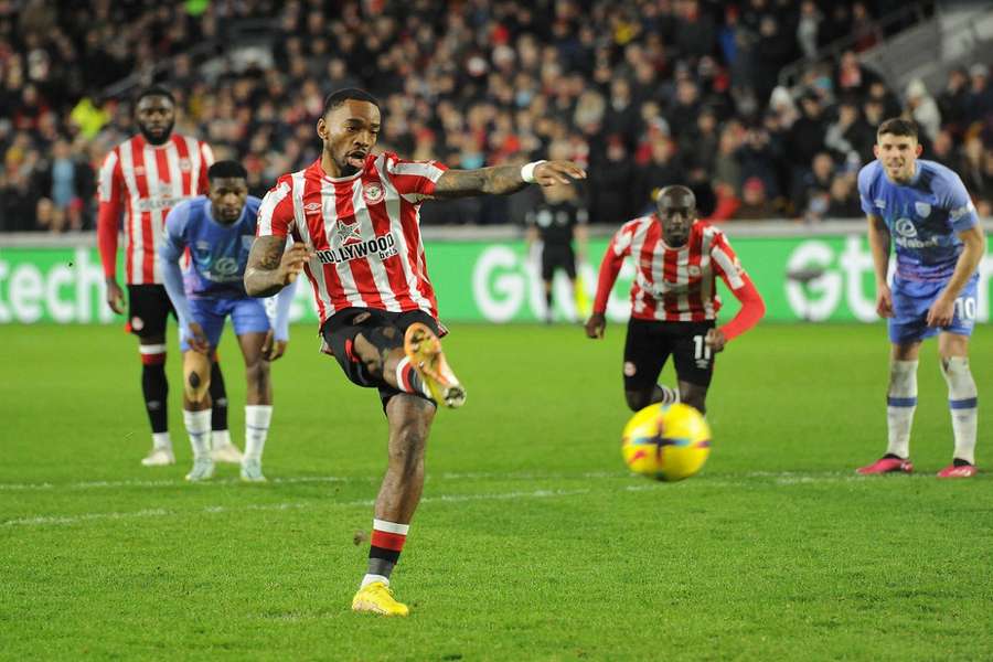 Toney mostrou tranquilidade na cobrança de pênalti