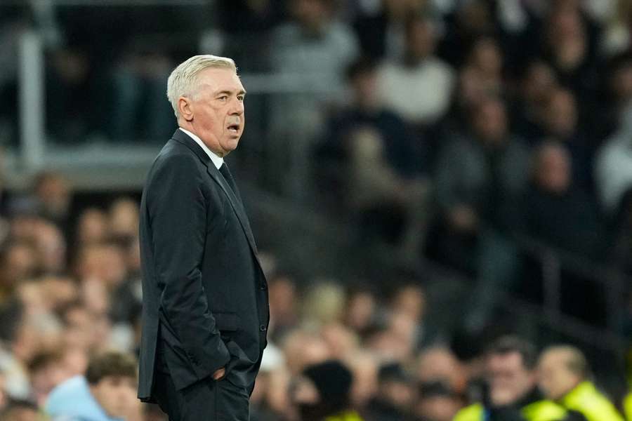 Carlo Ancelotti, treinador do Real Madrid