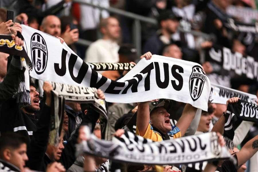 Friedliche Fans von Juventus Turin