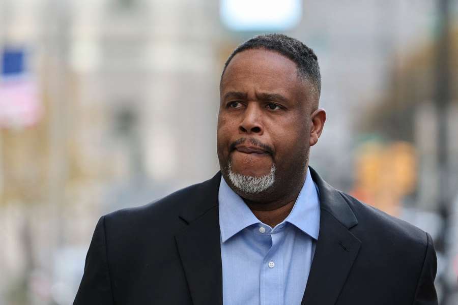 Damon Jones arrives at court