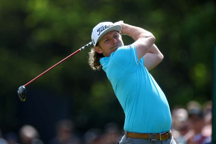 Cameron Smith on the tee at Hoylake