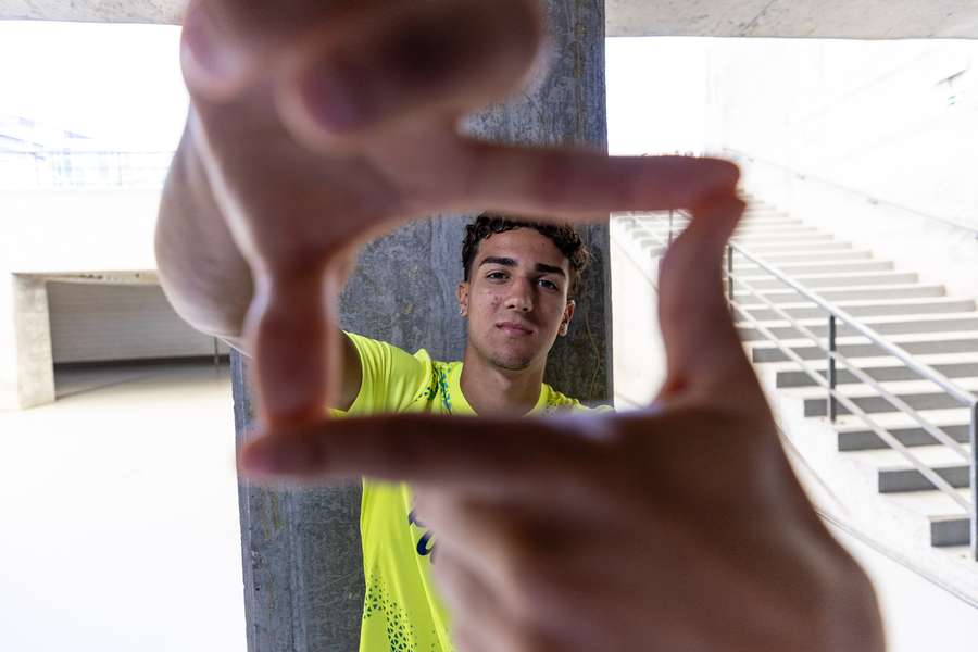 Francisco Mendes, guarda-redes de 17 anos do FC Porto Francisco Mendes, guarda-redes de 17 anos do FC Porto
