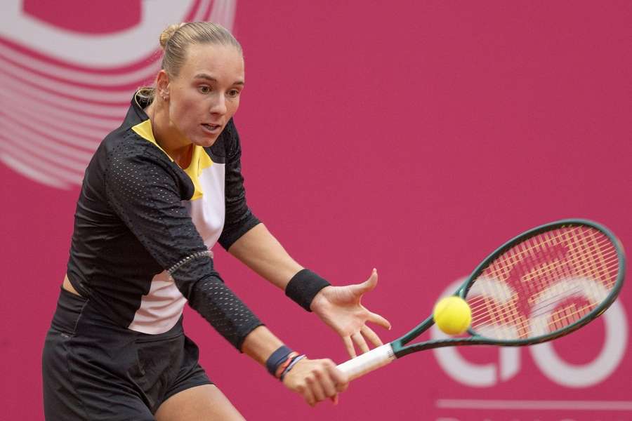 Anouk Koevermans strijdend ten onder in eerste ronde WTA 125toernooi