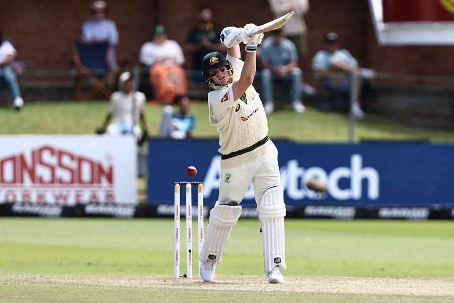 Steve Smith in action for Australia