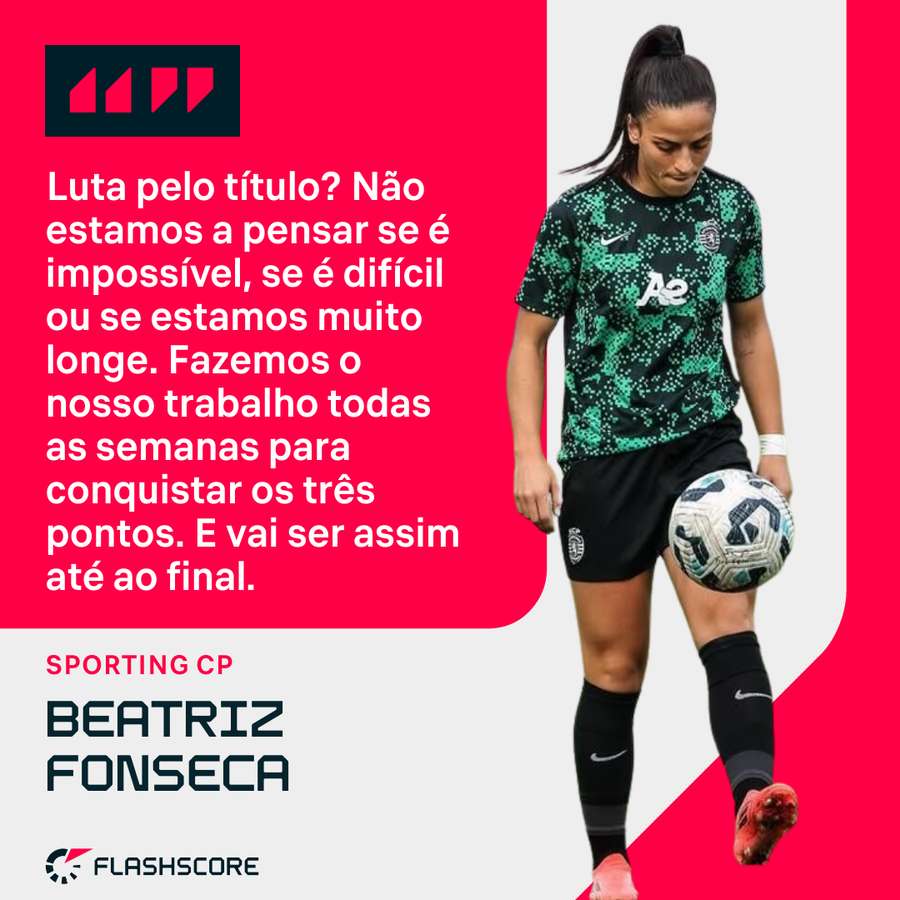 Beatriz Fonseca mantém confiança na luta pelo título