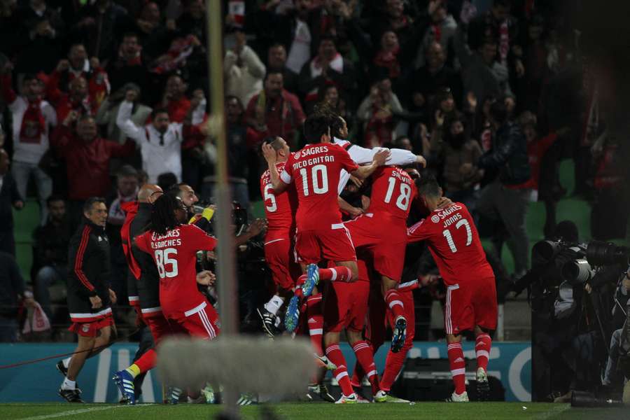 Fotografia do jogo em causa, o Rio Ave-Benfica de 2015/16