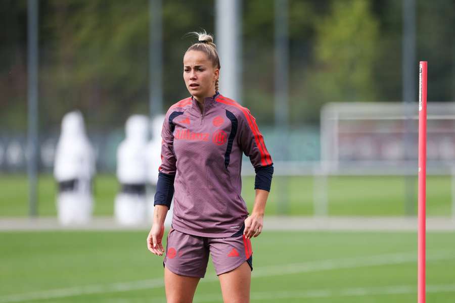 Giulia Gwinn im Training Giulia Gwinn im Training