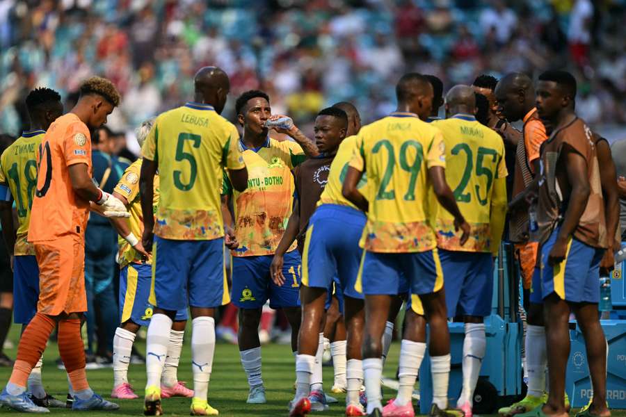 Mamelodi Sundowns in action during the Club World Cup