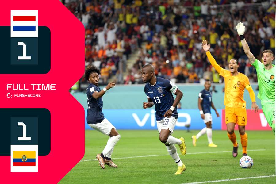 Enner Valencia scored his third goal of the tournament when he equalised.