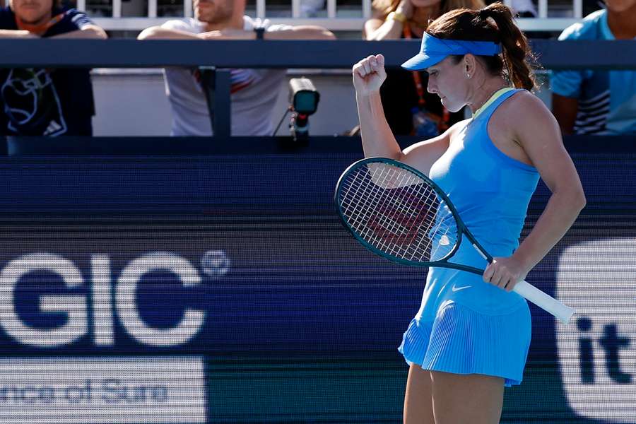 Halep is ranked as low as 877 in the world