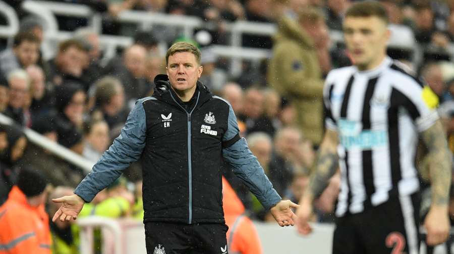 O treinador do Newcastle Eddie Howe