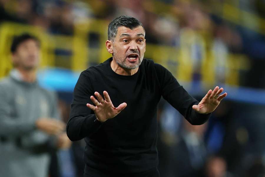 Sergio Conceiçao podczas finału Superpucharu Włoch