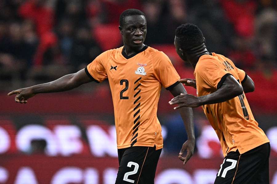 Banda v dresu zambijské reprezentace.