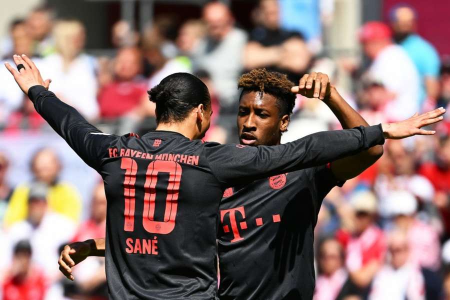 Coman abriu o placar com assistência de Sané