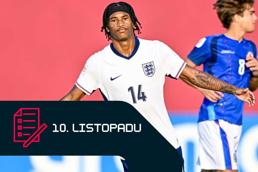 Reigan Heskey září v dresu anglické reprezentace do 17 let. Reigan Heskey září v dresu anglické reprezentace do 17 let.