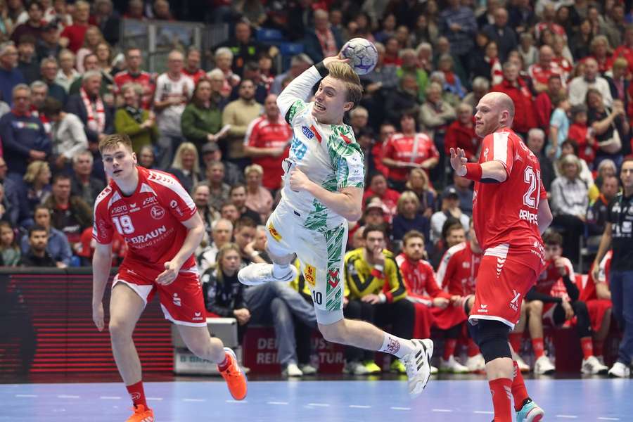 Kristjansson beim Wurf.