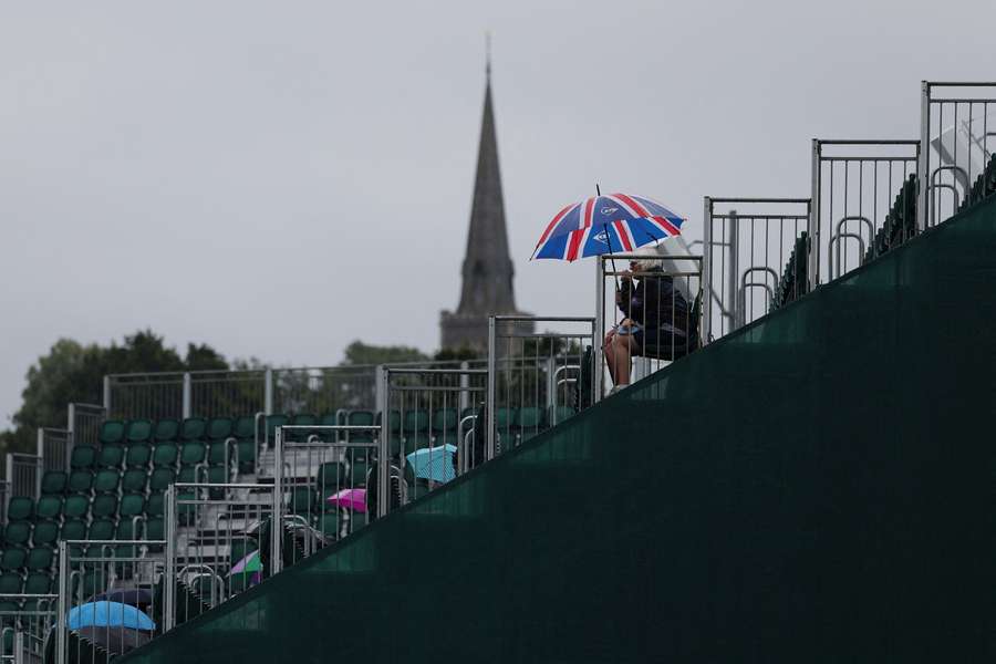 The mixed doubles final will follow the men's singles final on Sunday